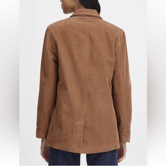 NWT b. Young BYDanna Toasted Coconut Corduroy Jacket - Picture 4 of 6